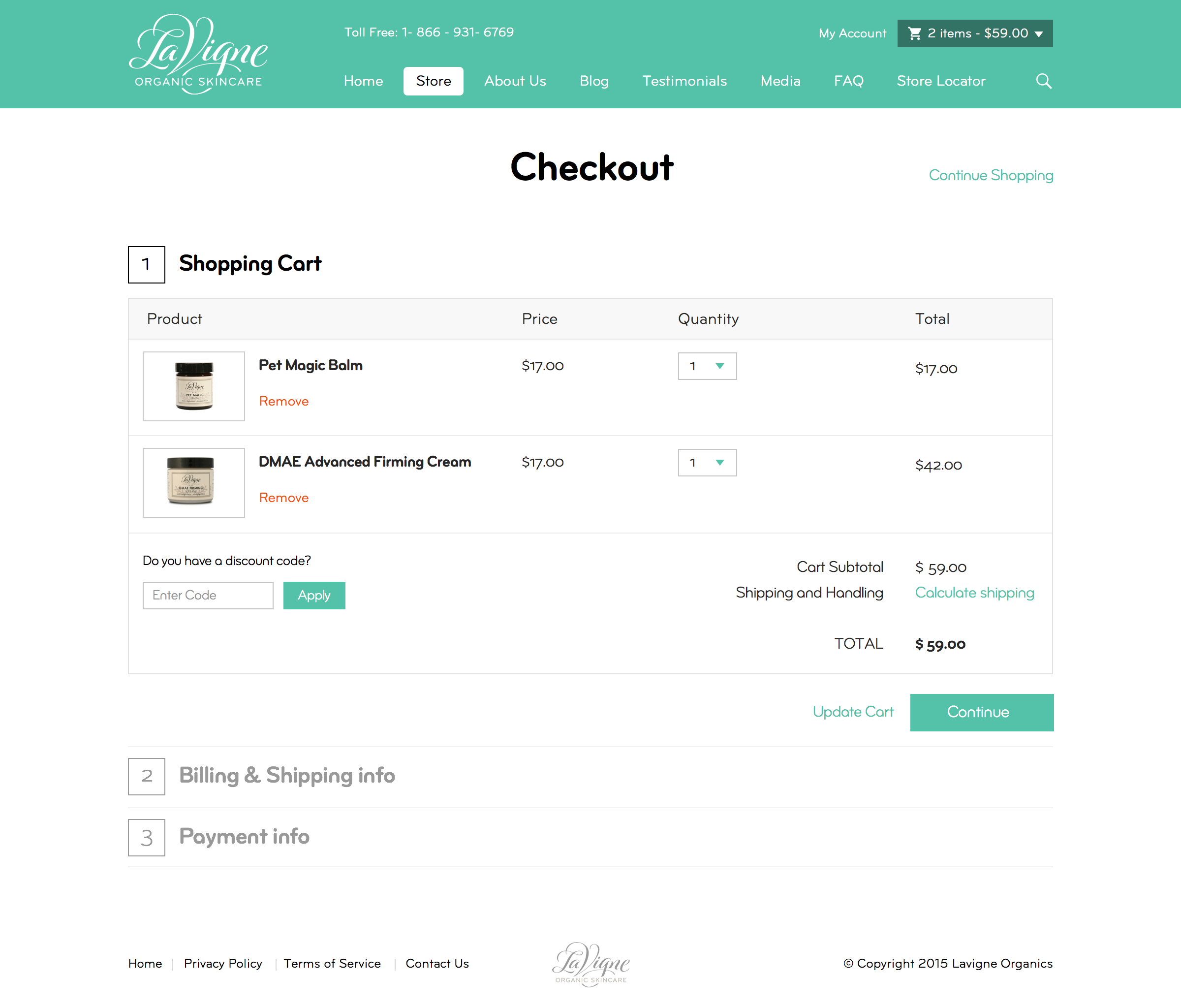 LeVigne Organics — screenshot 7
