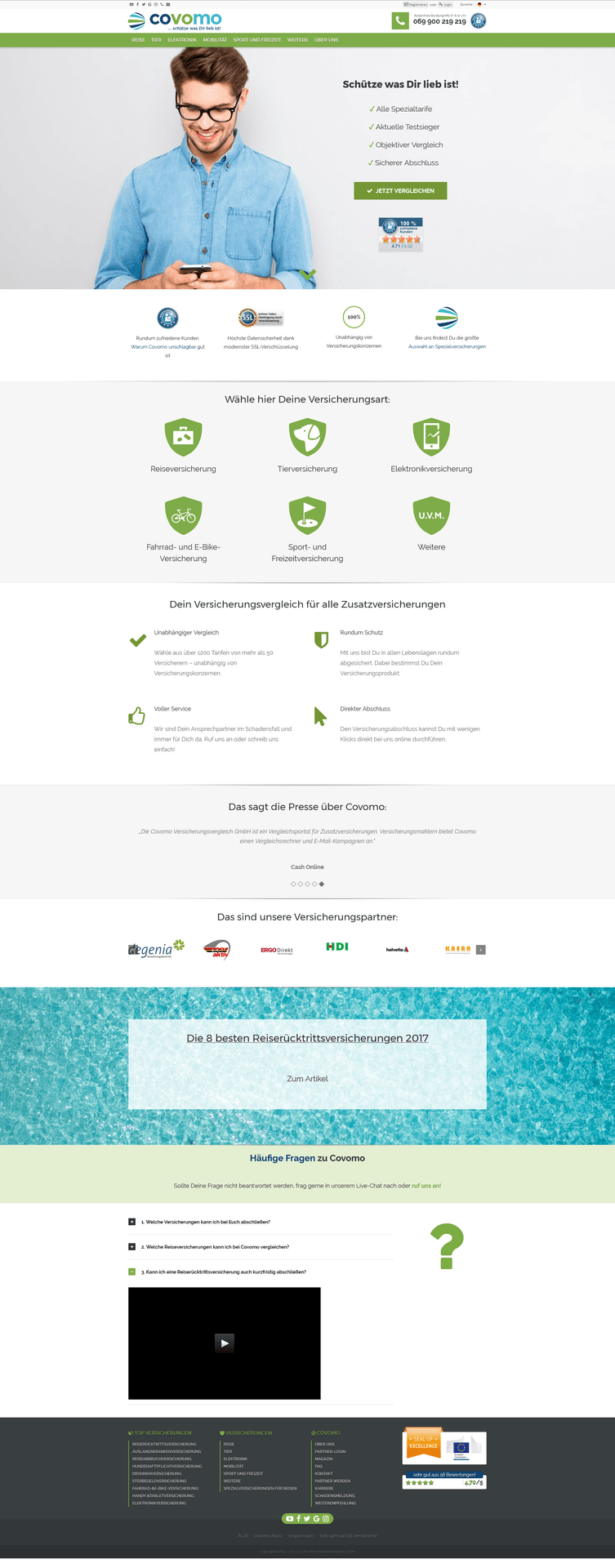 COVOMO — Custom WordPress Theme