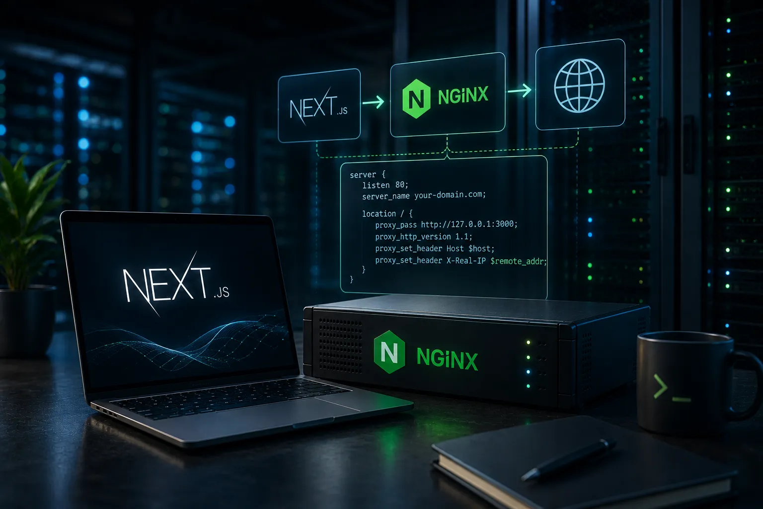 Deploying Next.js with Nginx — reverse proxy, SSL and gzip configuration