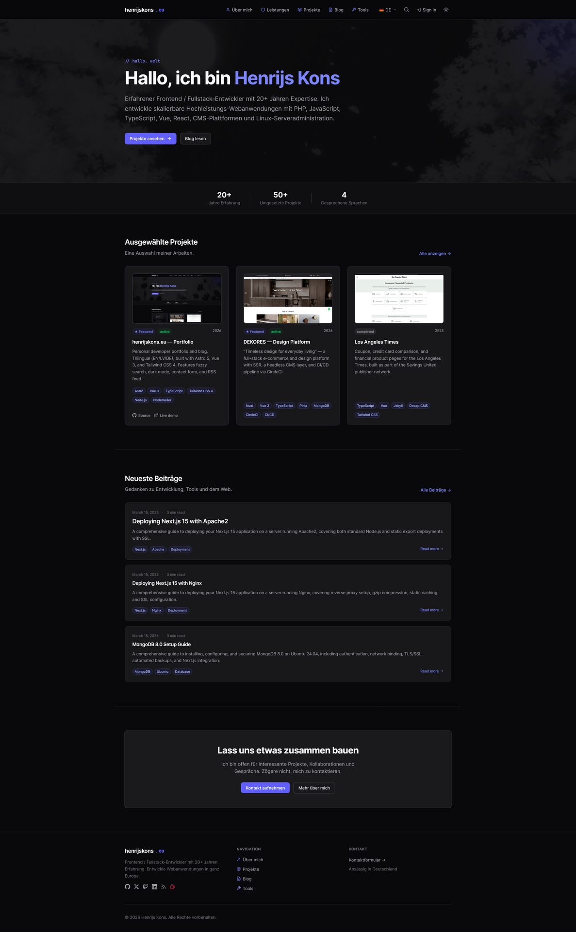henrijskons.eu — Portfolio