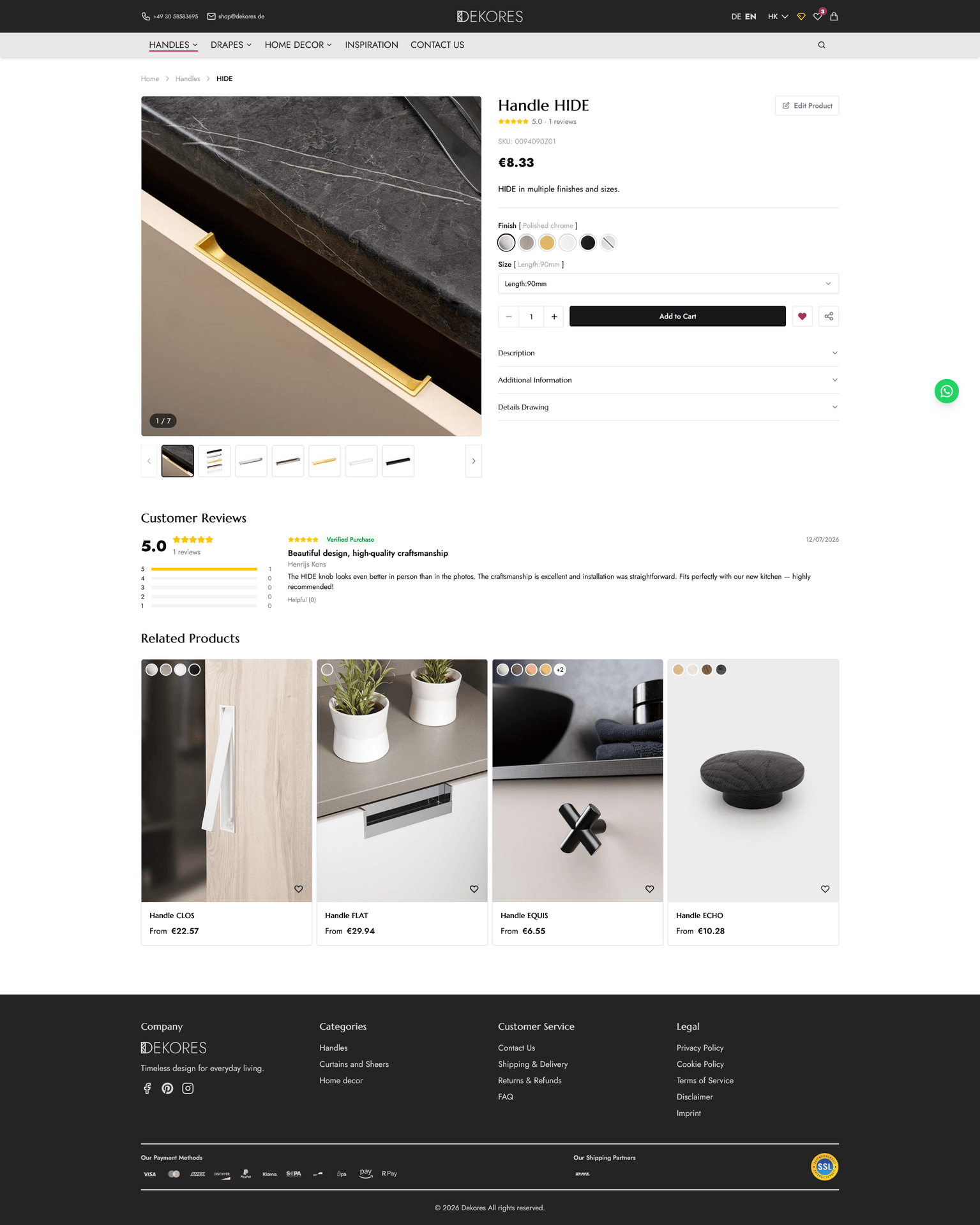 DEKORES — Interior Design Store — screenshot 2